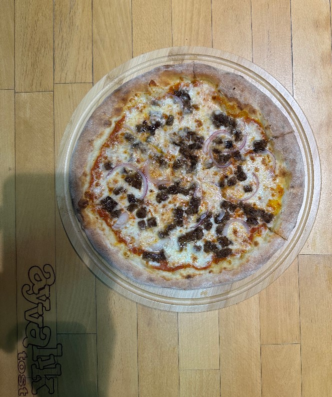 Kavurmalı Pizza Küçük